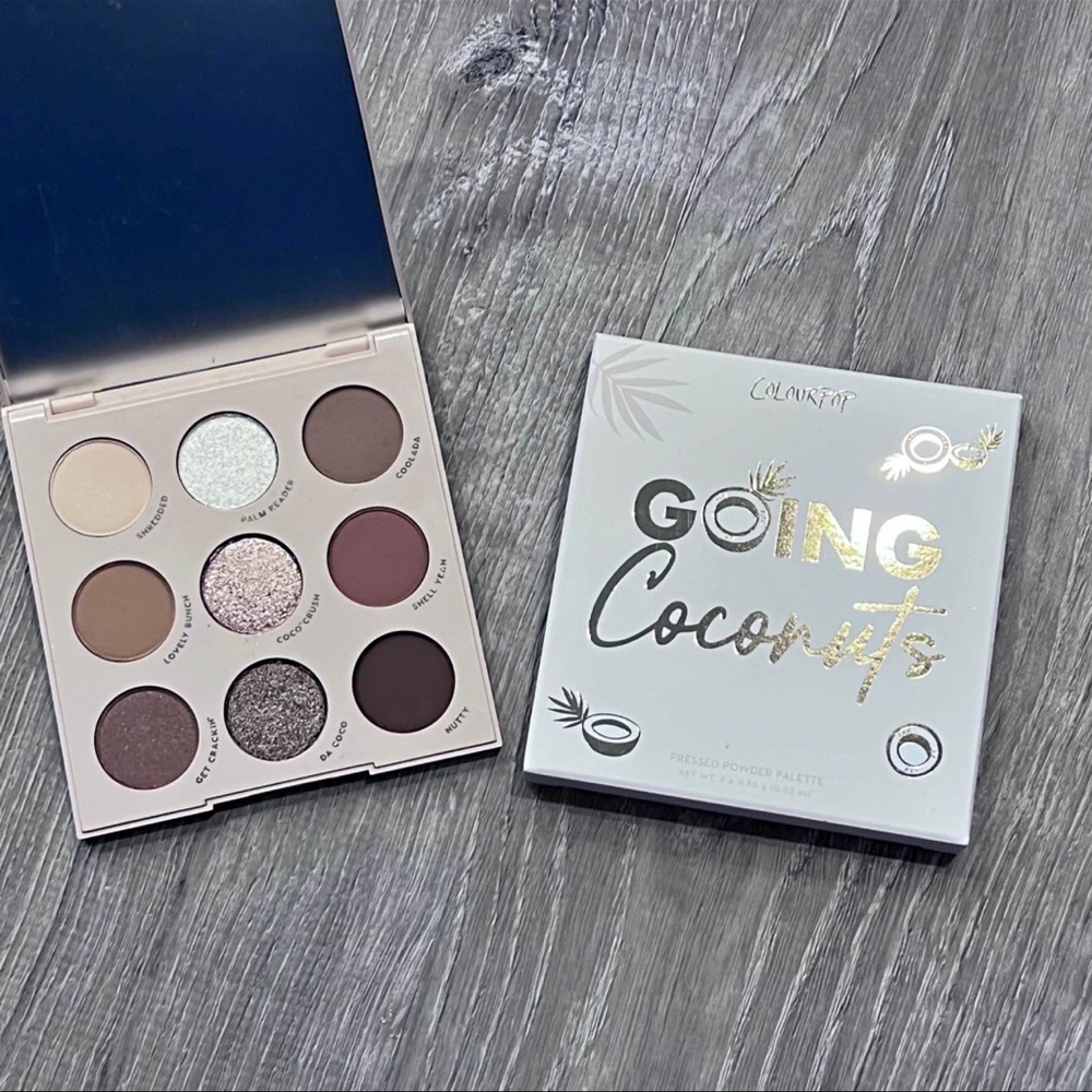 ColourPop eyeshadow Palette Going Coconuts Limited Edition